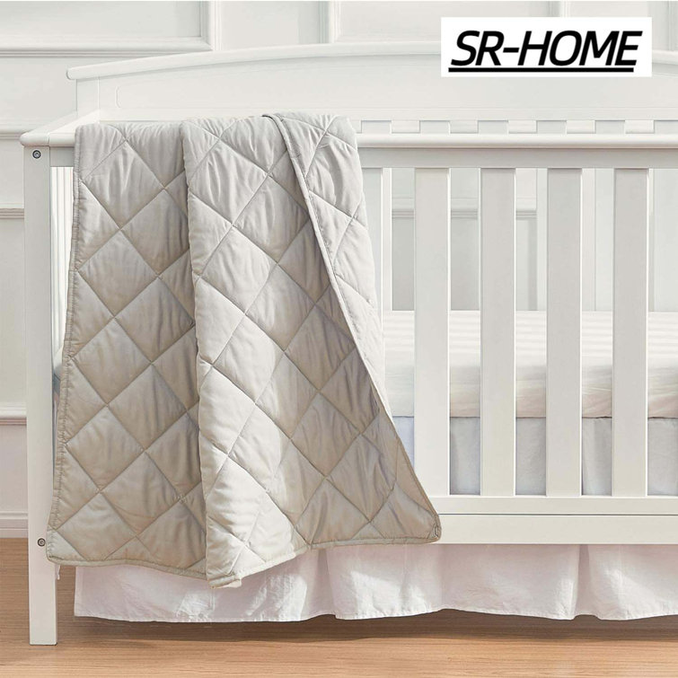SRHOME No Theme Solid Colour Crib Comforter Wayfair Canada